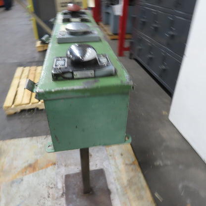 Pushbutton Control Station E-Stop Pedestal Adjustable Height