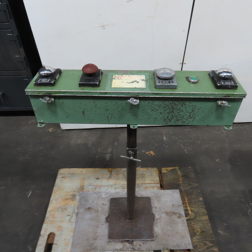 Pushbutton Control Station E-Stop Pedestal Adjustable Height