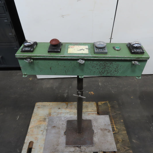 Pushbutton Control Station E-Stop Pedestal Adjustable Height
