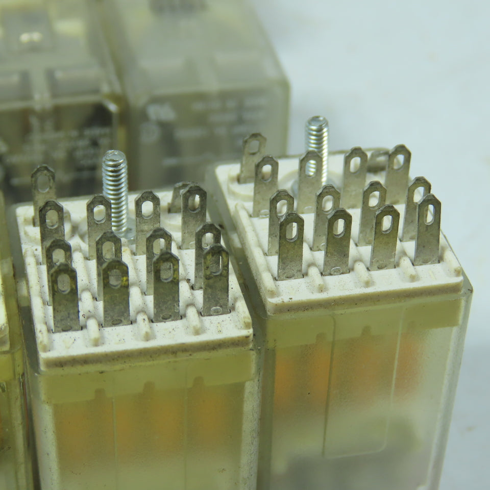 Potter & Brumfield KHU-17D11-24 Relays 24VDC 4PDT 3A Lot of 25