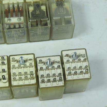 Potter & Brumfield KHU-17D11-24 Relays 24VDC 4PDT 3A Lot of 25