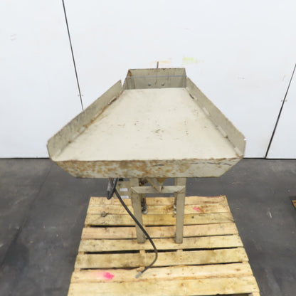 12" x 12" Top Fill Hopper W/ Hydraulic Open/Close Valve