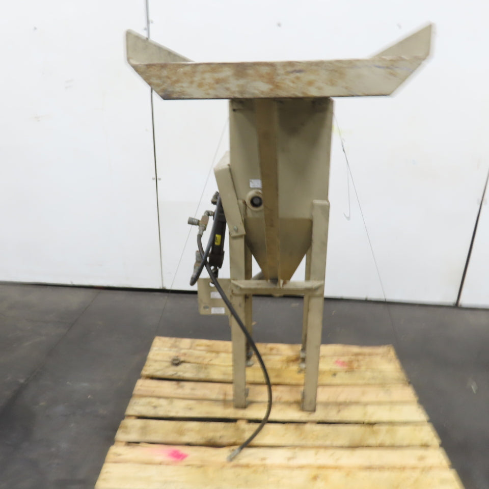 12" x 12" Top Fill Hopper W/ Hydraulic Open/Close Valve