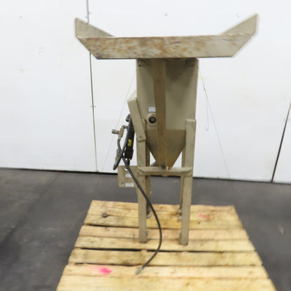 12" x 12" Top Fill Hopper W/ Hydraulic Open/Close Valve