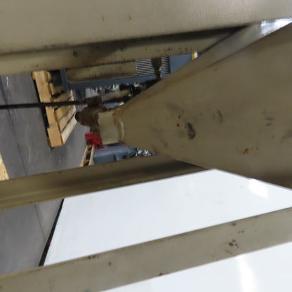 12" x 12" Top Fill Hopper W/ Hydraulic Open/Close Valve