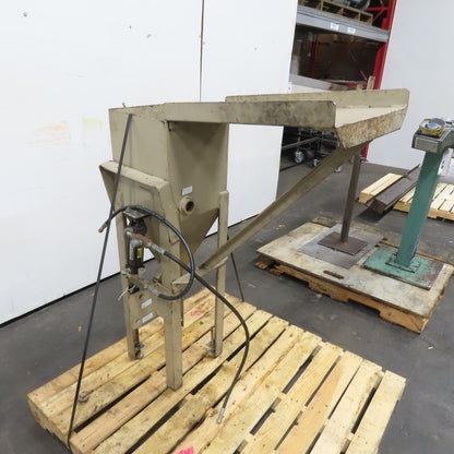12" x 12" Top Fill Hopper W/ Hydraulic Open/Close Valve