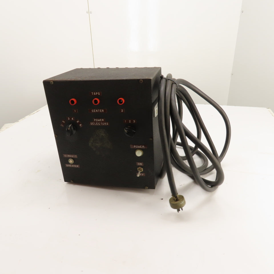 Custom Vintage Variable Output Transformer Power Supply Taps 120V