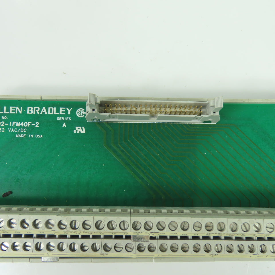 Allen Bradley 1492-IFM40F-2 Ser A Interface Module 0-132 VAC/DC