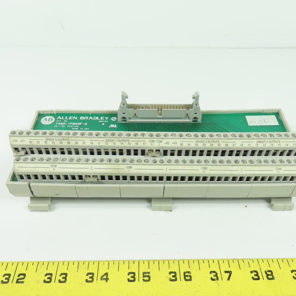 Allen Bradley 1492-IFM40F-2 Ser A Interface Module 0-132 VAC/DC