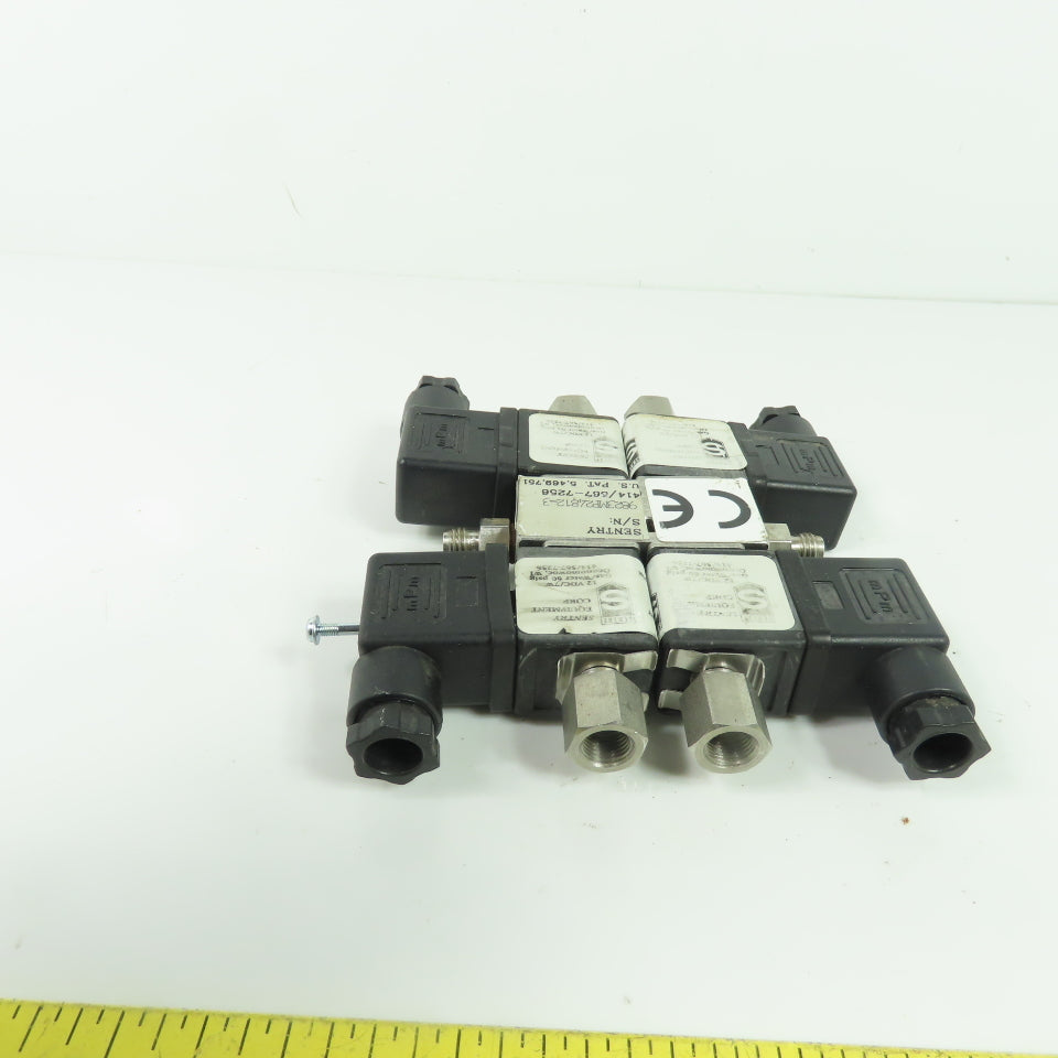 Sentry 414/567-7256 Pneumatic Valve 12VDC Gas/Water 60PSIG