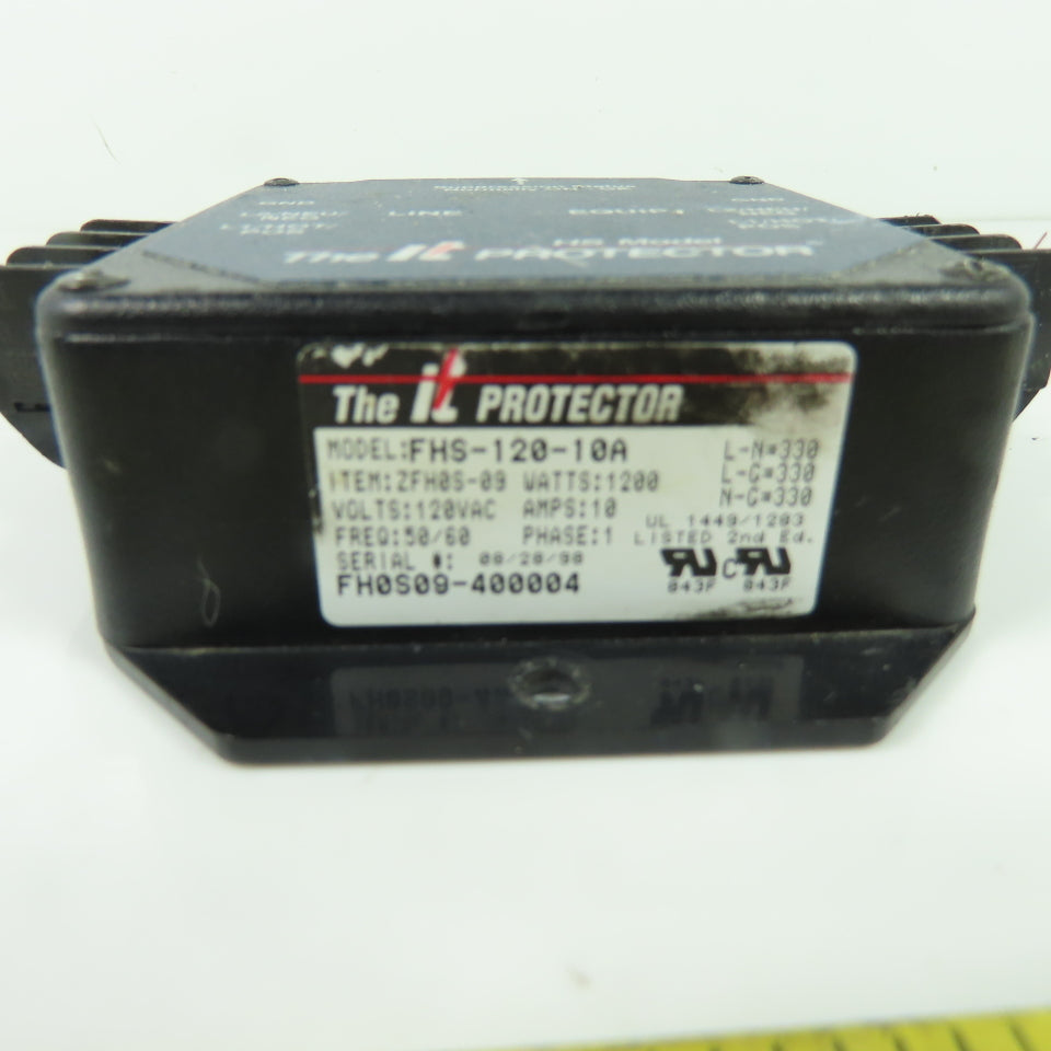 IT FHS-120-10A Surge Protector 1200W 120VAC 1Ph 10A