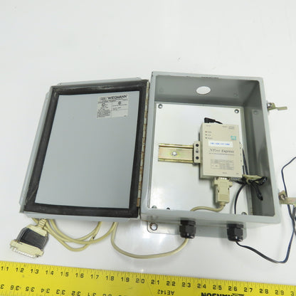 Moxa DE-311 Nport Express RS-232/422/485 Device server W/ 10"x8"x4" Enclosure