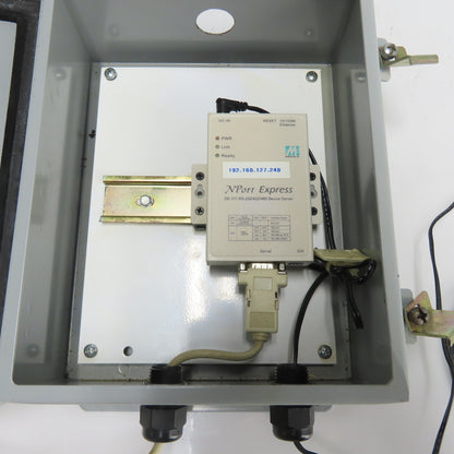 Moxa DE-311 Nport Express RS-232/422/485 Device server W/ 10"x8"x4" Enclosure