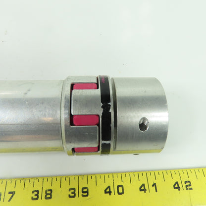 R + W Coupling Shaft 9-3/4" OAL 12mm To 18mm Bore