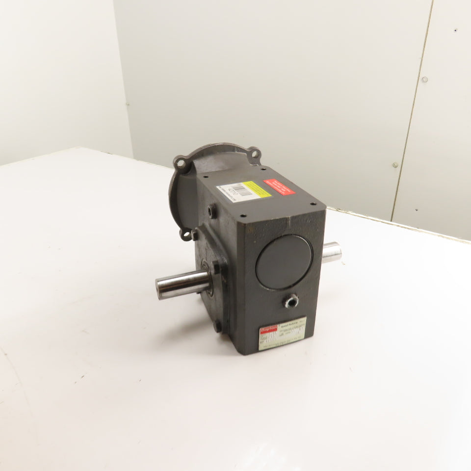 Dayton 4Z010 30:1 C-Face Right Angle Speed Reducer 56C 0.75HP