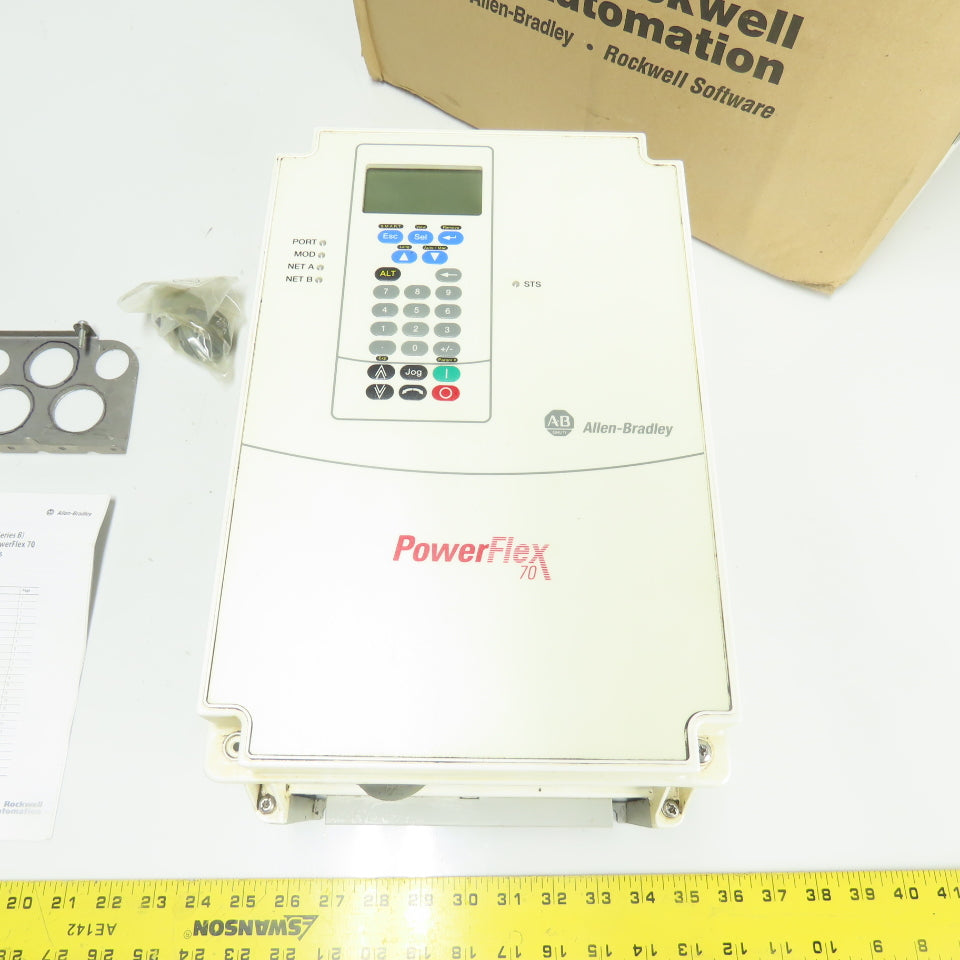 Allen Bradley 20AD040C3AYNANG0 Ser A PowerFlex 70 30HP AC Drive 3Ph 480V