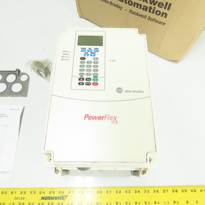 Allen Bradley 20AD040C3AYNANG0 Ser A PowerFlex 70 30HP AC Drive 3Ph 480V