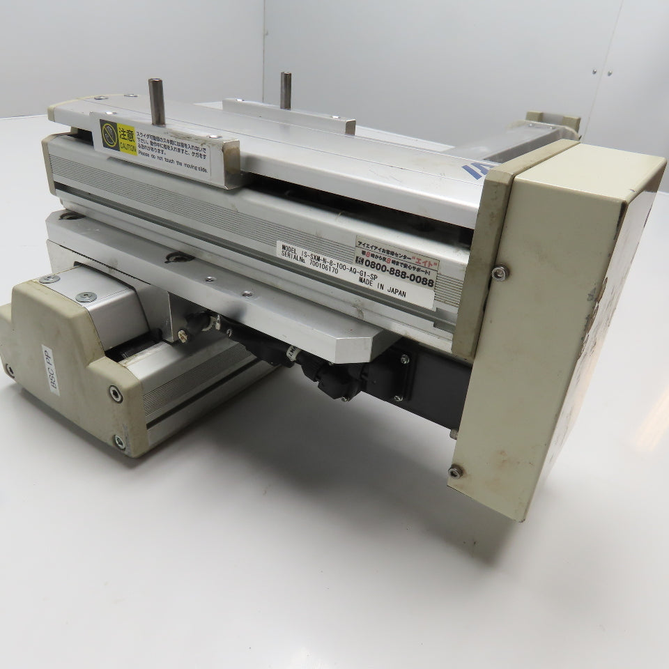 IAI IS-SXM-N-8-100-AQ-G1-SP 600mm Stroke x 100mm Linear Actuator Damaged