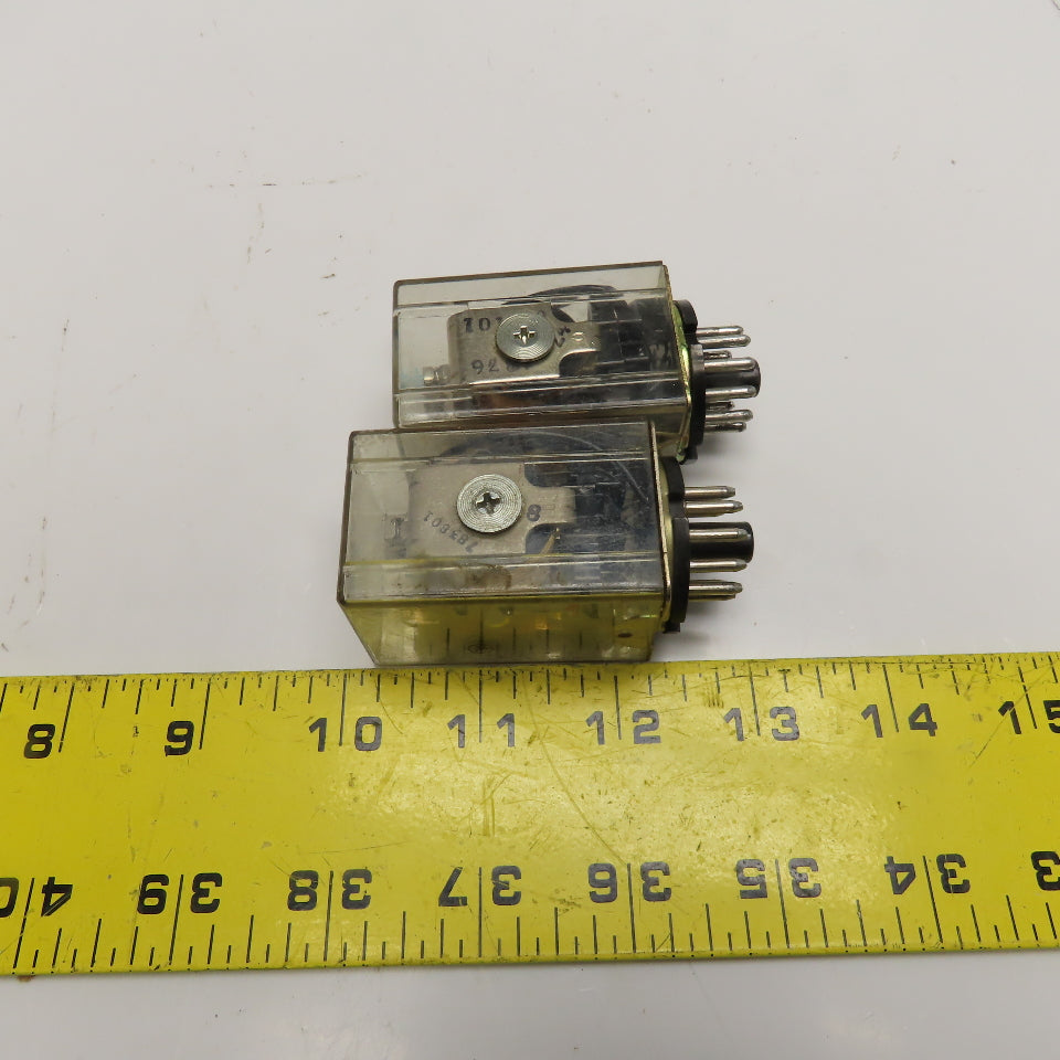 Potter & Brumfield KA-4876 120V 50/60Hz Plug In Relay Lot Of 2
