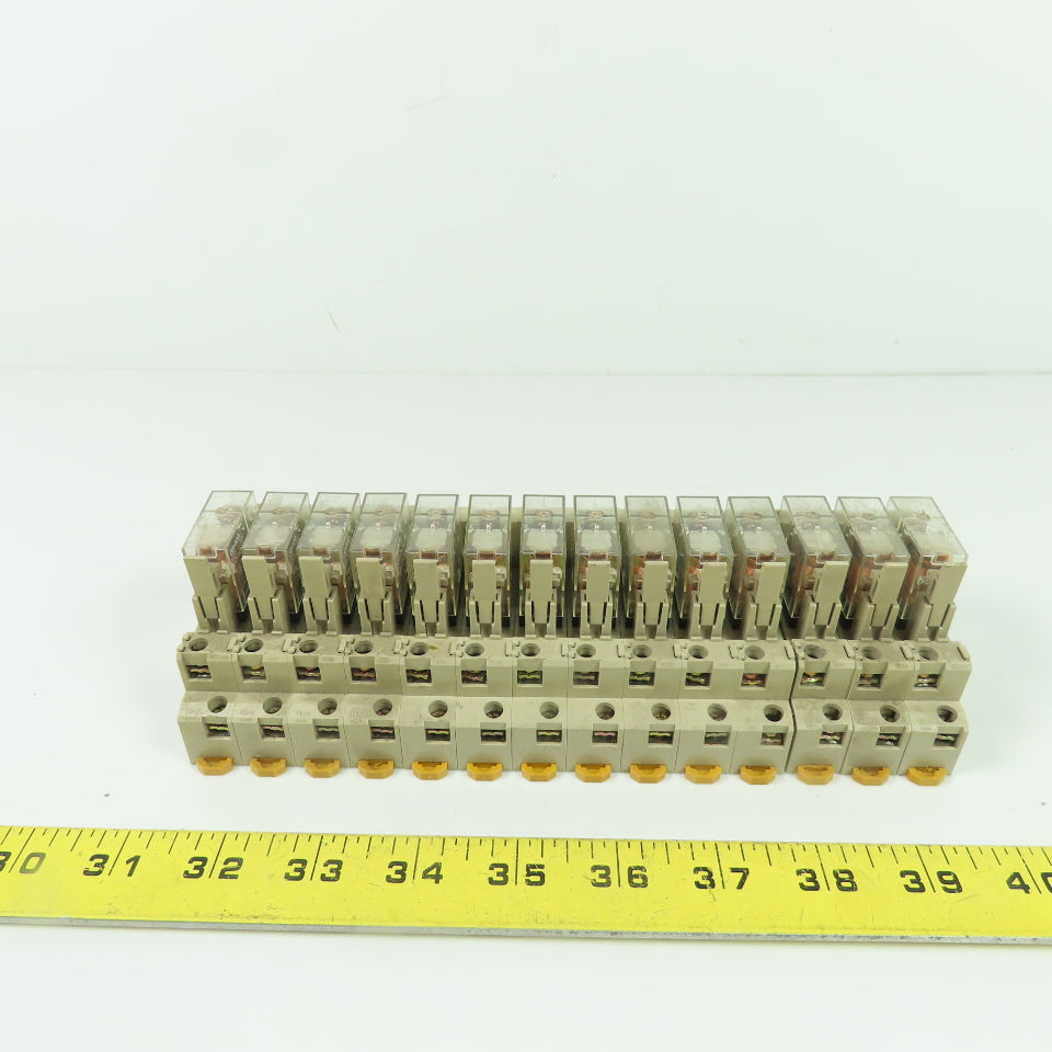 Omron G2R-1-SN Relay 10A 110VAC W/ Base Lot Of 14