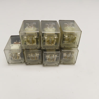 Potter & Brumfield KRP-3DH-24 24VDC Plug In Relay Lot Of 7