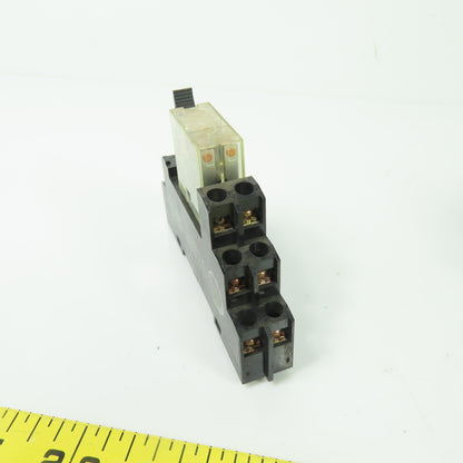 Allen Bradley 700-HK32Z24-4 Ser A Relay 120/240VAC 5A 24VDC Coil W/Base Lot/ 10