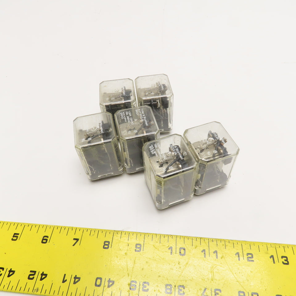 Potter & Brumfield KUP-5D15-24 24VDC Plug On Relay Lot Of 6