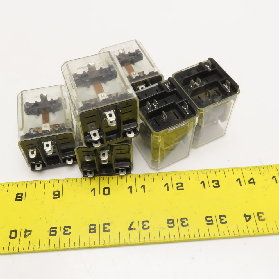 Potter & Brumfield KUP-5D15-24 24VDC Plug On Relay Lot Of 6