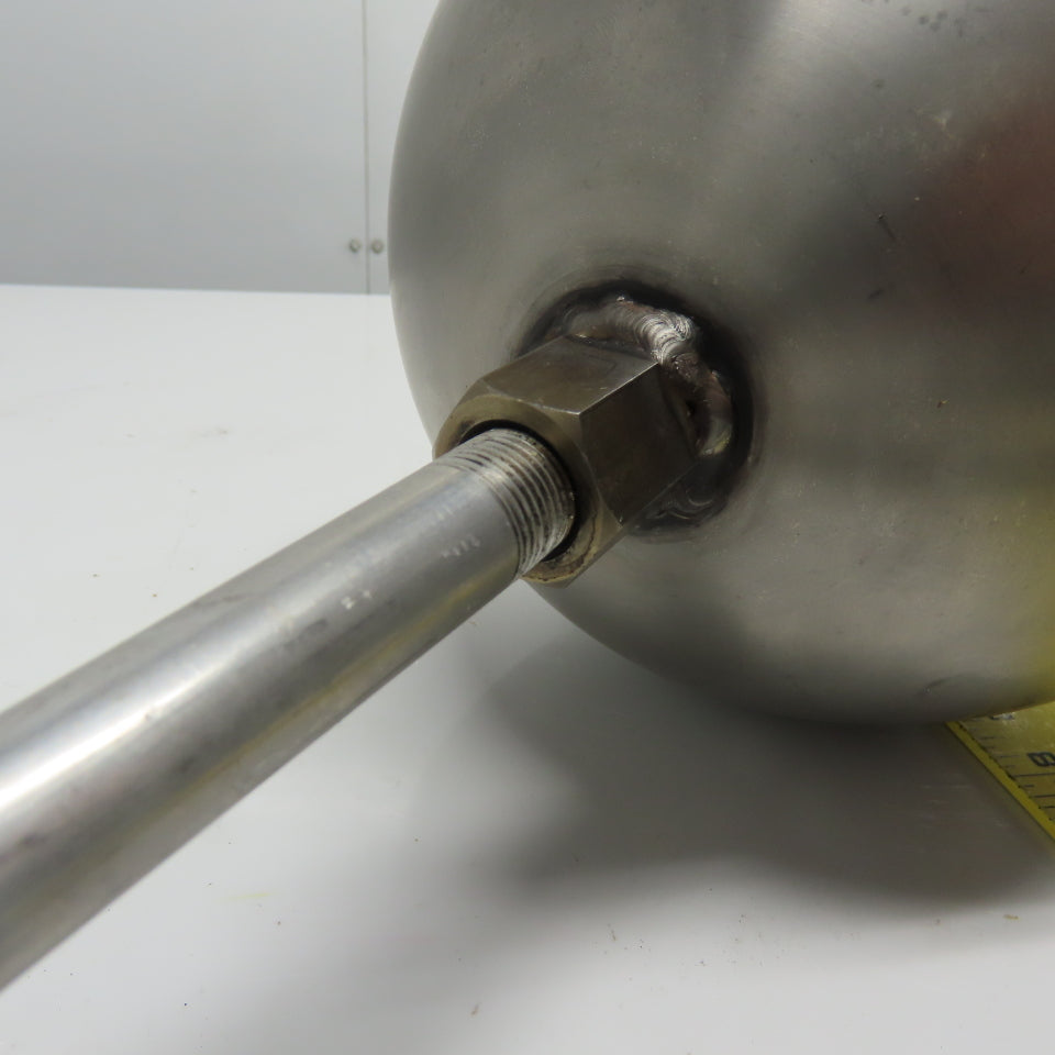 7-1/2" OD Stainless Steel Heavy Duty Float Ball 3/8" NPT