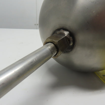 7-1/2" OD Stainless Steel Heavy Duty Float Ball 3/8" NPT