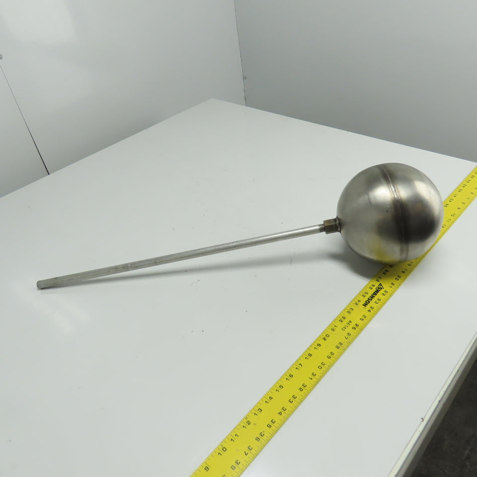 7-1/2" OD Stainless Steel Heavy Duty Float Ball 3/8" NPT