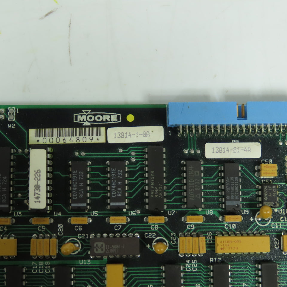Moore Products 13814-1-8A Circuit Board 8-Port DIN Interface Module