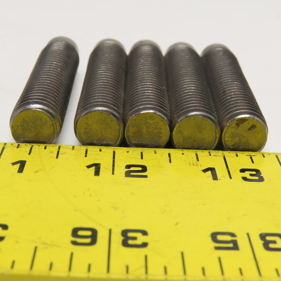 1/2"-13 x 2-1/2" Long Dog Point Stud Clamp Leveling Screw Lot Of 5