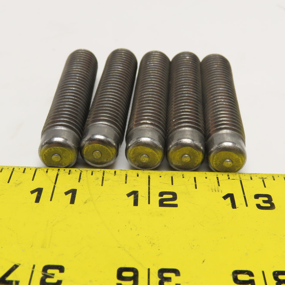 1/2"-13 x 2-1/2" Long Dog Point Stud Clamp Leveling Screw Lot Of 5