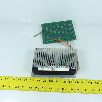 Moore Products 13817-1-2 8-Slot Backplane Rack with Power Supply WI60-341-01/CX