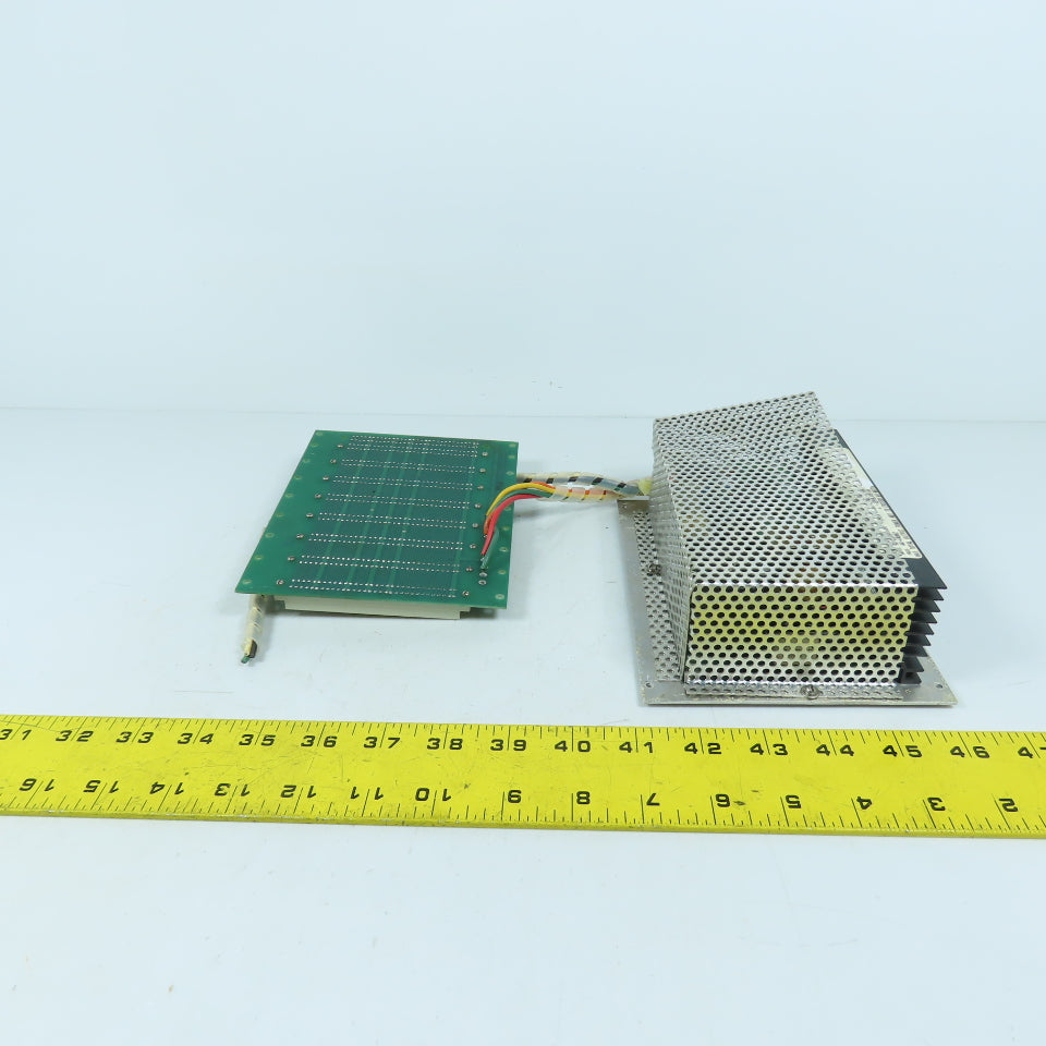 Moore Products 13817-1-2 8-Slot Backplane Rack with Power Supply WI60-341-01/CX