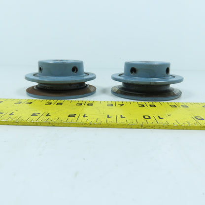 Maska MA30X5/8 V-Belt Pulleys 3.05" OD 5/8" Bore AK30 Lot Of 2