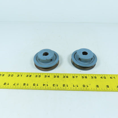 Maska MA30X5/8 V-Belt Pulleys 3.05" OD 5/8" Bore AK30 Lot Of 2