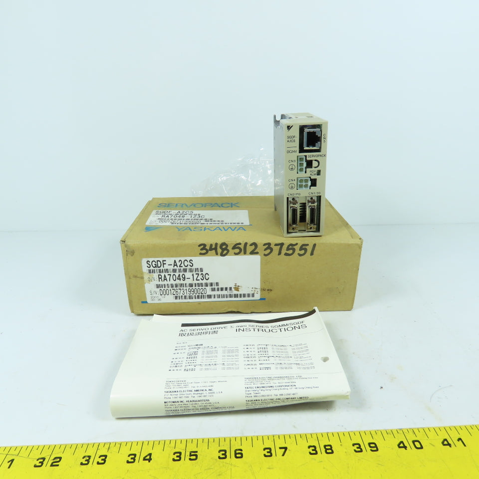 Yaskawa SGDF-A2CS Servo Drive Sigma Mini 24VDC 20W 2A