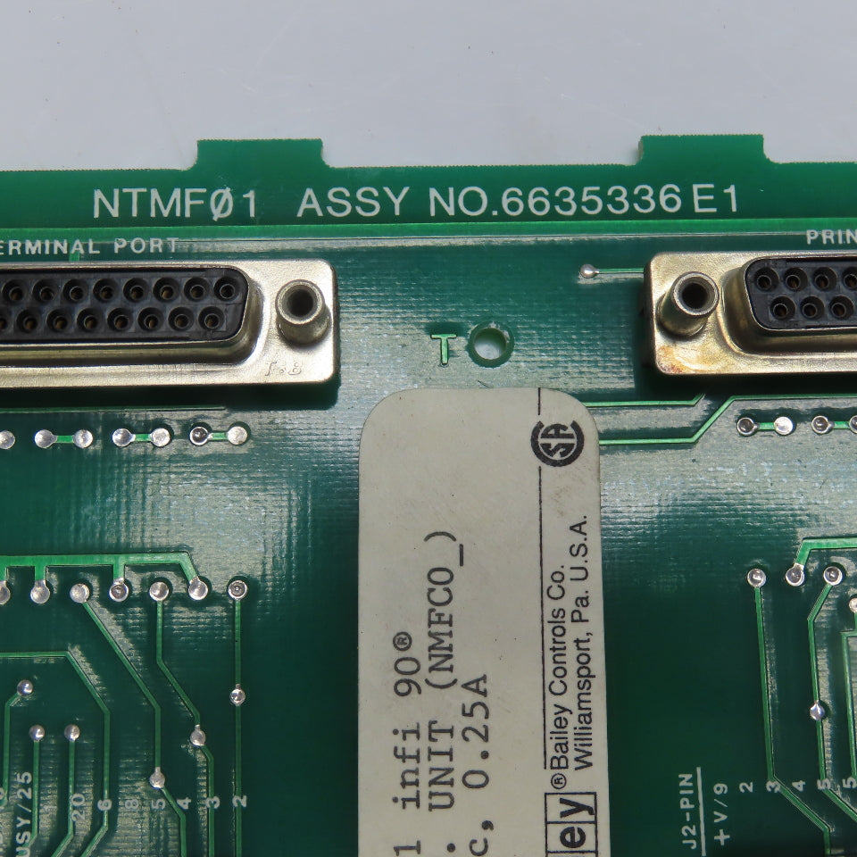 Bailey 66395336E1 NTMF01 Infi 90 Terminal Unit +24VDC