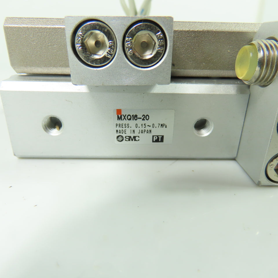 SMC MXQ16-20 Pneumatic Guided Slide Table Cylinder 20mm Stroke 16mm Bore