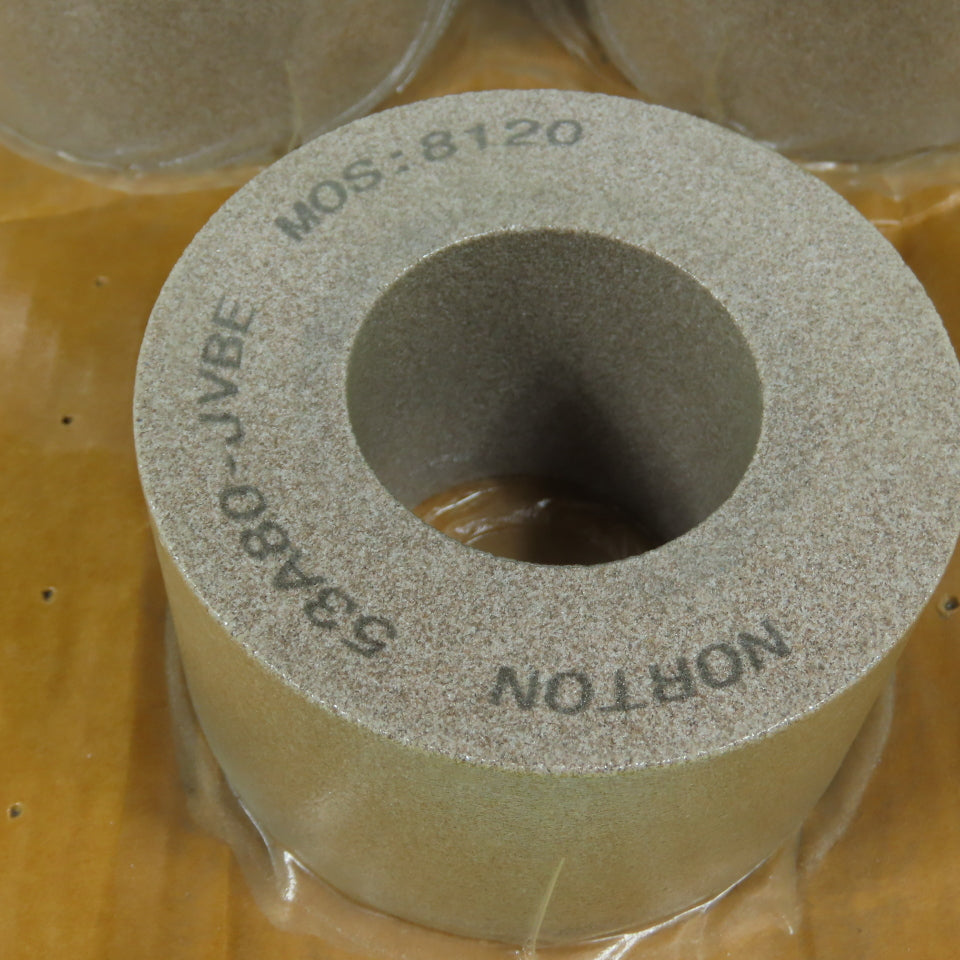 Norton 66253161107 GWRH360 Alundum Grinding Wheel 4" x 2.344" x 2" 80 Grit Lot/3