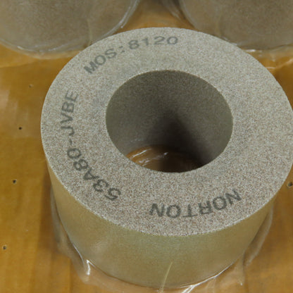 Norton 66253161107 GWRH360 Alundum Grinding Wheel 4" x 2.344" x 2" 80 Grit Lot/3