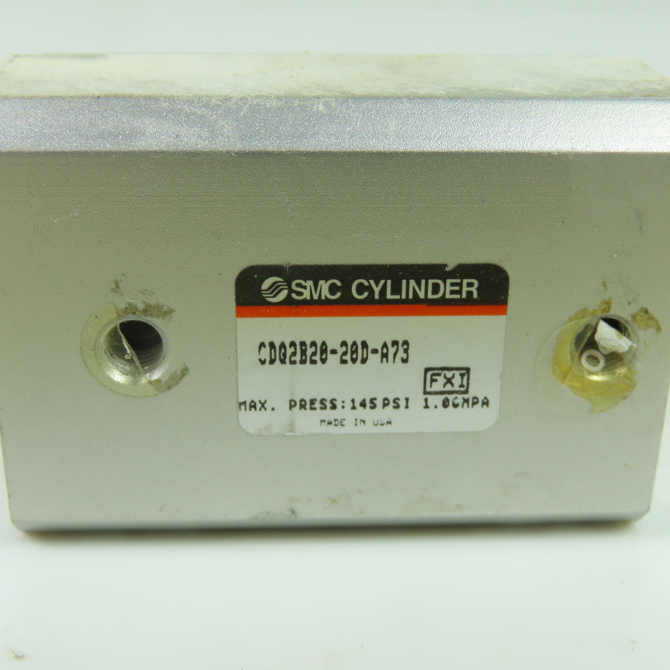 SMC CDQ2B20-20D-A73 Pneumatic Cylinder 20mm Stroke 20mm Bore 145PSI