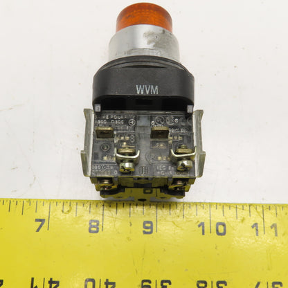 Allen Bradley 800T-PB16 120V 50/60Hz Momentary Contact Illuminated Push Button