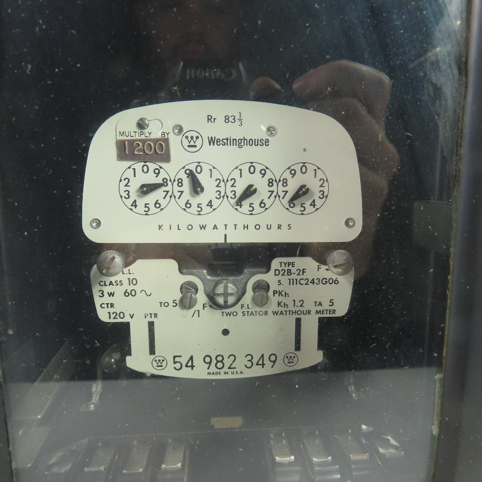 Westinghouse D2B-2F Kilowatt Hours Meter