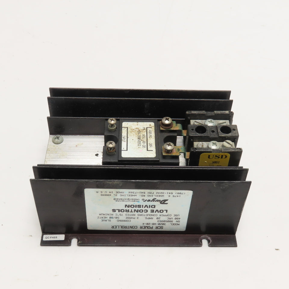 Love Controls 3020-48-20-4 Single Phase SCR Power Controller
