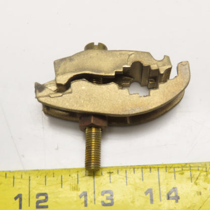 Thomas & Betts 3849 Bronze Grounding Clamp For #2-#6 CU Grounding Wire Lot Of 10