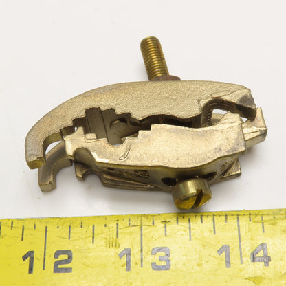 Thomas & Betts 3849 Bronze Grounding Clamp For #2-#6 CU Grounding Wire Lot Of 10