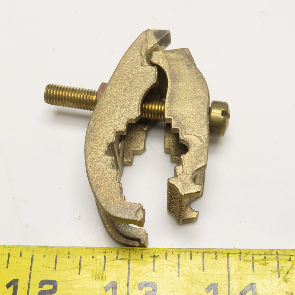 Thomas & Betts 3849 Bronze Grounding Clamp For #2-#6 CU Grounding Wire Lot Of 10